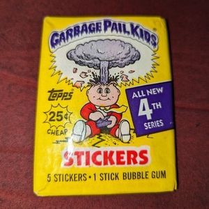 1986 Garbage pail kids series 4th - 5 card's per pack New unopened pk
